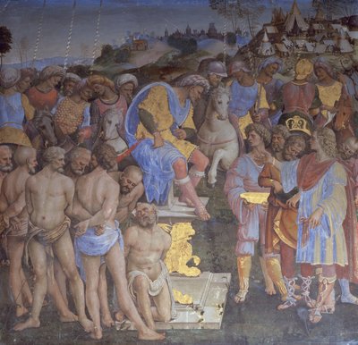 فداء السجناء (فريسكو) بواسطة Girolamo Genga