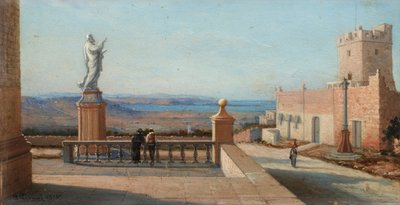 جيرولامو جياني، منظر في مالطا 1875 بواسطة جيرولامو جياني