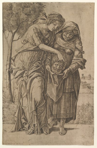 جوديث وخادمة لها مع رأس Holofernes ، 1500-1530. بواسطة جيرولامو موسيتو