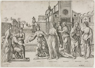 Calumny of Apelles ، ج. 1500-1506. بواسطة جيرولامو موسيتو