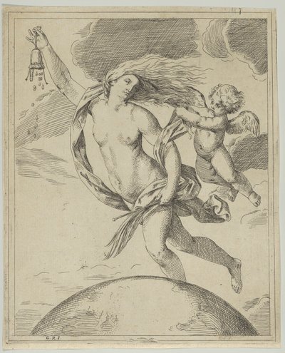 ثروة تحلق فوق الكرة الأرضية ... ، كاليفورنيا. 1660-80. بواسطة جيرولامو سكارسيلو