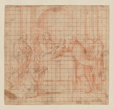 العرض في الهيكل بواسطة Girolamo da Santacroce