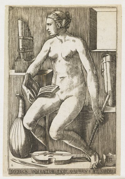 ميوزيكا مخترع Musica من Orpheus et Linus (العنوان على الكائن) الفنون الليبرالية السبعة (عنوان السلسلة) بواسطة جوليو بوناسون