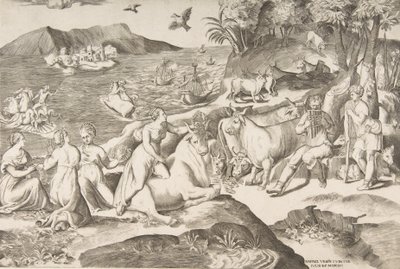 اغتصاب أوروبا 1546. بواسطة جوليو بوناسون
