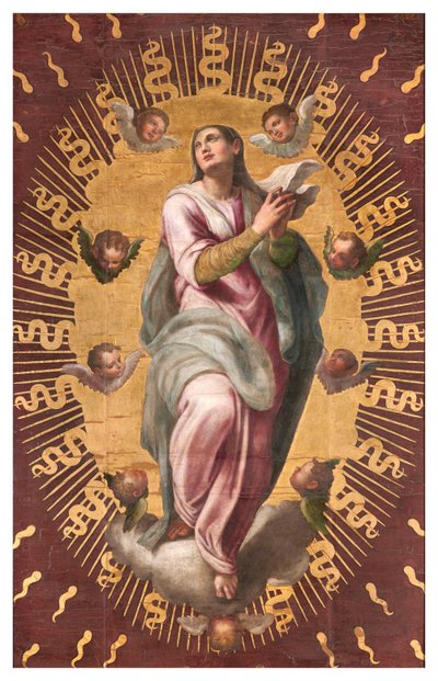 Sacristy of the Canons ، جوليو كامبي 1568 ، لافتة الافتراض بواسطة جوليو كامبي