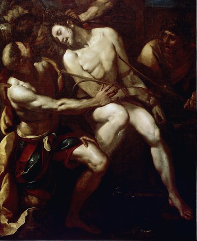 The Crowning with Thorns. Detail. (oil on canvas بواسطة جوليو سيزار بروكتشيني