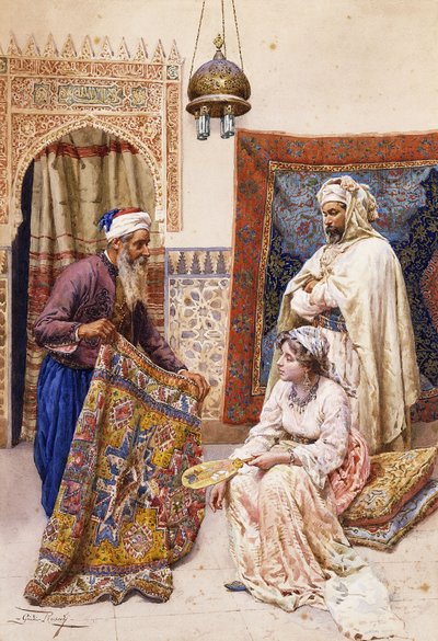 بائع السجاد ، بواسطة جوليو روساتي