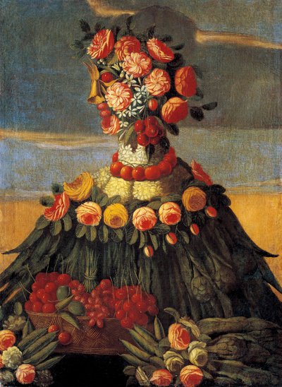 الرسم الربيعي لورشة العمل بواسطة جوزيبي أرسيمبولدو (Arcimboldi بواسطة جوزيبي أرخيمبولدو