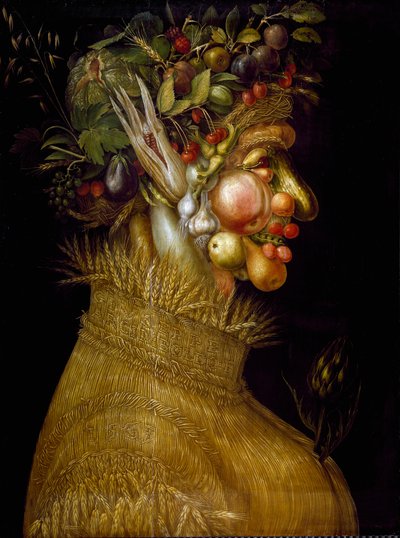 رسم صيفي لجوزيبي أركيمبولدي (أركيمبولدو) (1527-1593) 1563 خافت. 67x51 سم فيينا ، متحف Kunsthistorisches بواسطة جوزيبي أرخيمبولدو