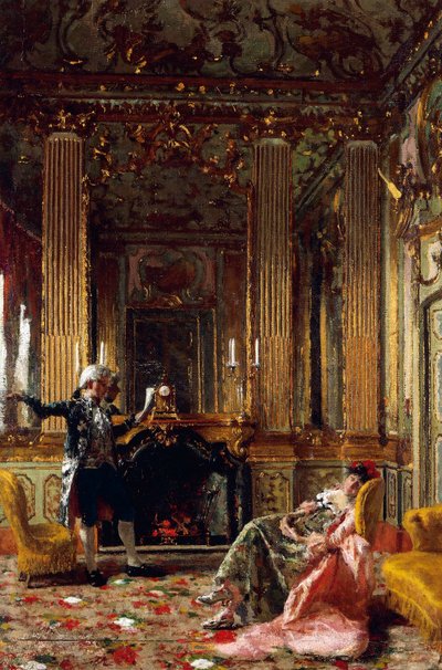 شاعر أو قصائد ، جوزيبي بارباجليا (1841-1910) ، زيت على قماش ، 74 × 52 سم بواسطة جوزيبي بارباجليا