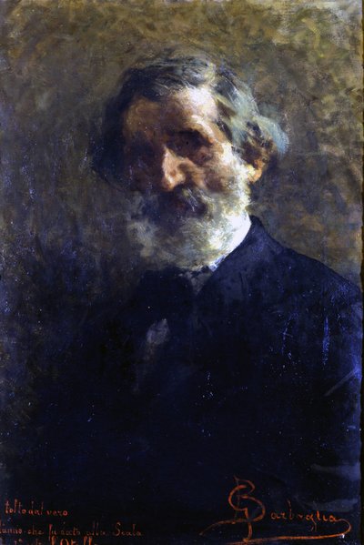 صورة جوزيبي فيردي (1813-1901) ، الملحن الإيطالي لبارباجليا. معهد G. Verdi. ميلان بواسطة جوزيبي بارباجليا