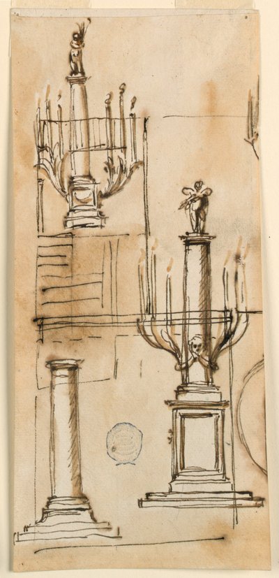 الشمعدانات بواسطة Giuseppe Barberi