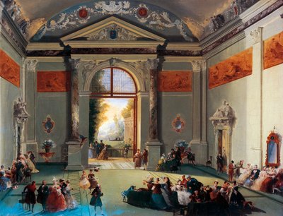 محادثة البندقية ، جوزيبي برناردينو بيسون (1762-1844) ، زيت على قماش ، إيطاليا بواسطة جوزيبي برناردينو بايسون