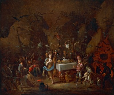لقاء السحرة ، بواسطة جوزيبي برناردينو بيسون (1762-1844) ، زيت على قماش ، إيطاليا بواسطة جوزيبي برناردينو بايسون