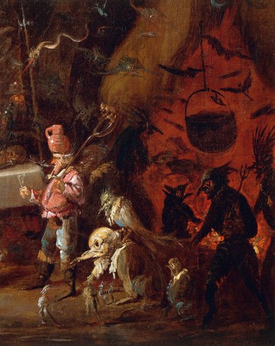 لقاء السحرة ، بقلم جوزيبي برناردينو بيسون (1762-1844) ، زيت على قماش ، تفاصيل ، إيطاليا بواسطة جوزيبي برناردينو بايسون