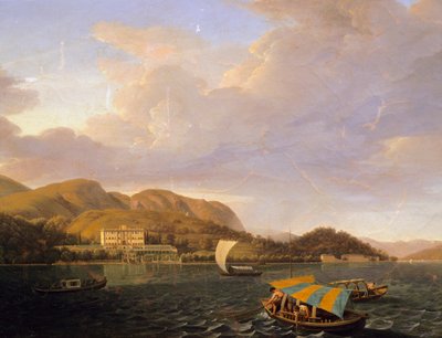 فيلا كارلوتا في Tremezzo على بحيرة كومو ، بواسطة جوزيبي بيسي (1787-1869) بواسطة جوزيبي بيسي
