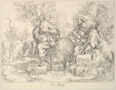 ظهور المسيح لمريم المجدلية 1740-1802. بواسطة جوزيبي كانال