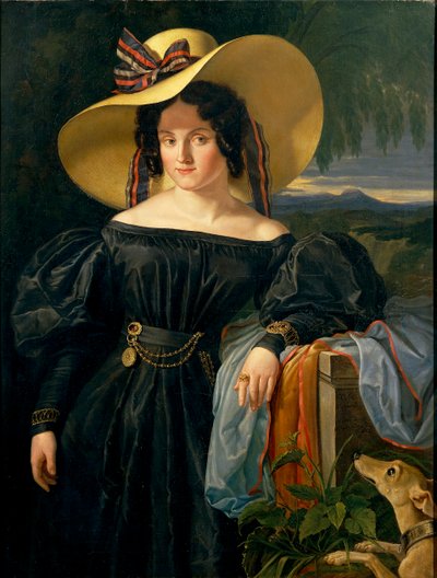 صورة لكارلوتا غريفوني لجوزيبي كولزي دي كافالكانتي بواسطة Giuseppe Colzi De Cavalcanti
