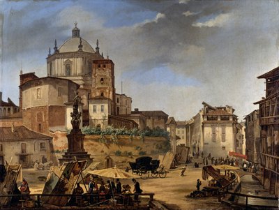 كنيسة سانت لورانس في ميلانو بواسطة جوزيبي إلينا