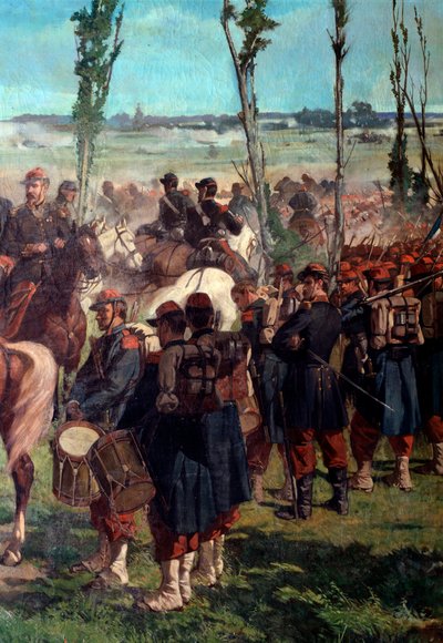 المعسكر الإيطالي. تفاصيل معركة ماجنتا عام 1859 (زيت على قماش بواسطة جوزيبي فاتوري