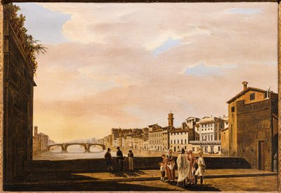 منظر من بونتي فيكيو بواسطة جوزيبي غيراردي