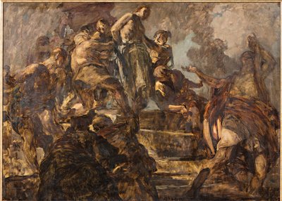 كريستو ديريسو (زيت على خشب رقائقي) بواسطة جوزيبي جرازيوسي