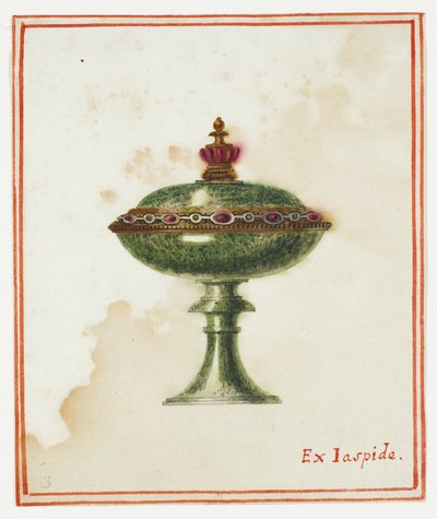 طبق مغطى من جاسبر بواسطة Giuseppe Grisoni