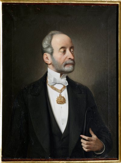 صورة رافاييل من فيراري ، دوق جاليرا (1803-1876) لوحة جوزيبي إيزولا (1808-1893) 1876 جينات ، موزي دي سترادا نوفا بواسطة جوزيبي إيزولا