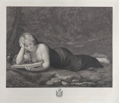 مريم المجدلية في الندم في الصحراء ، ح. 1810. بواسطة جوزيبي لونغي
