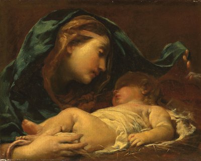 مادونا والطفل بواسطة Giuseppe Maria Crespi