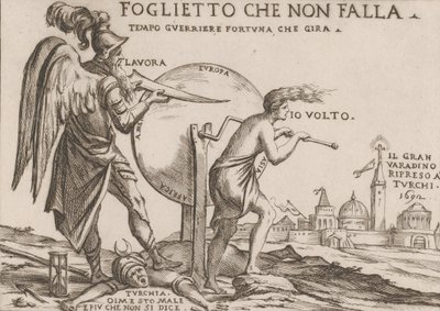 قصة رمزية تتعلق بثروات الأتراك ، كاليفورنيا. 1692. بواسطة جوزيبي ماريا ميتيللي