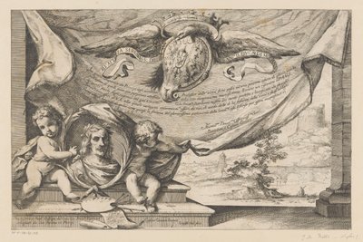 قصيدة للفنان جويرسينو تصاميم المناظر الطبيعية من قبل Guercino (عنوان السلسلة) بواسطة سيزار جيناري