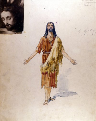 ريتشارد شتراوس: زي "سالومي" لجوزيبي بالانتي (1881-1946) لدور جوكانان في مسرح لا سكالا في ميلانو عام 1912 بواسطة جوزيبي بالانتي