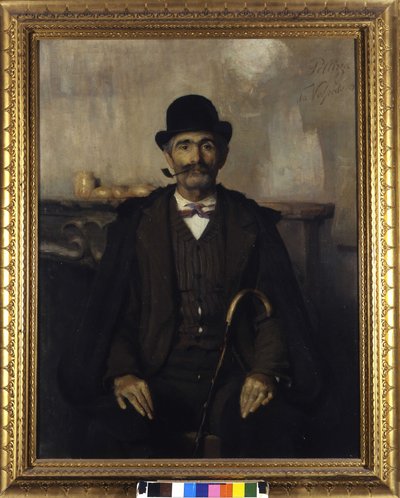 الوسيط جوزيبي جياني (صورة جوزيبي جياني الوسيط). لوحة جيوفاني بيليزا دا فولبيدو (1868-1907) بواسطة جوزيبي بيليزا دا فولبيدو