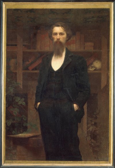 بورتريه ذاتي - جوزيبي بيليزا دا فولبيدو (1868-1907). زيت على قماش بواسطة جوزيبي بيليزا دا فولبيدو