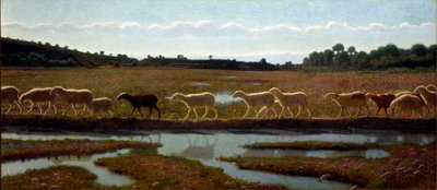 لوحة مرآة الحياة لجوزيبي بيليزا دا فولبيدو (1868-1907) 1895-1898 قاتمة .291x132 سم تورين ، المعرض المدني للفن الحديث والمعاصر بواسطة جوزيبي بيليزا دا فولبيدو