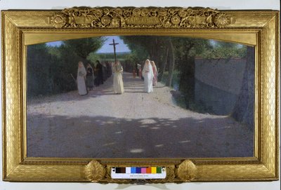 الموكب. لوحة جيوفاني بيليزا دا فولبيدو (1868-1907) بواسطة جوزيبي بيليزا دا فولبيدو