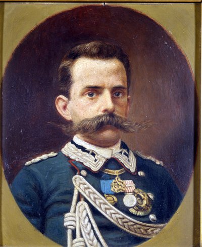همبرت الأول (1844-1900). اللوحة بواسطة جي ريفا. متحف عصر النهضة. ميلان بواسطة جوزيبي ريفا
