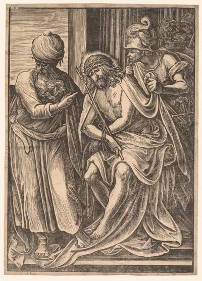 Ecce Homo ، أواخر القرن السادس عشر وأوائل القرن السابع عشر. بواسطة جوزيبي سكولاري