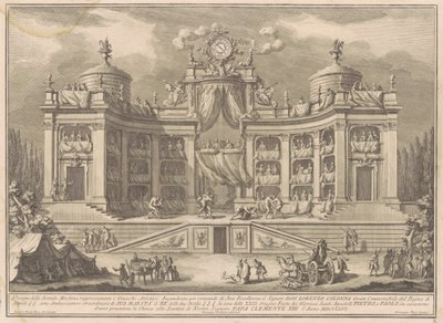 The Seconda Macchina للصين عام 1766: مسرح للألعاب الرياضية بواسطة جوزيبي فاسي ، بعد جوزيبي بالازي ، بعد باولو بوسي