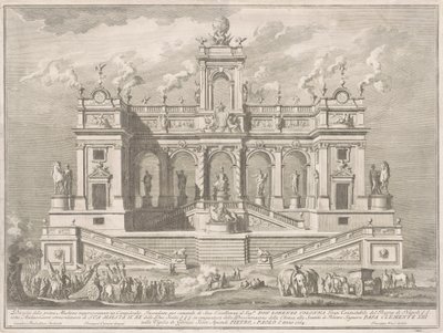 بريما ماكينا للصين عام 1764: مبنى الكابيتول بواسطة جوزيبي فاسي ، بعد توماسو كاتراني ، بعد باولو بوسي