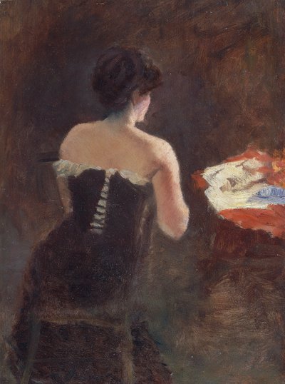 Back of a Lady بواسطة جوزيبي أو جوزيف دي نيتيس