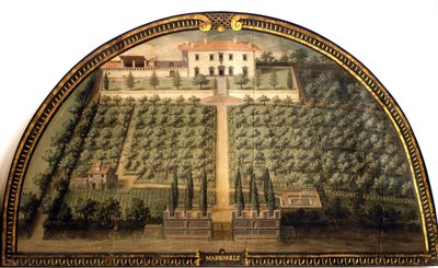 Villa di Marignolle بواسطة Giusto Utens (القرن السادس عشر). بواسطة جيوستو يوتنس