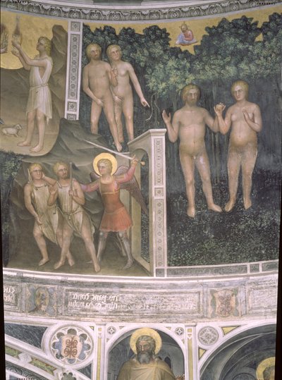 الخطيئة الأصلية والطرد من الجنة ، 1360-1370 بواسطة Giusto di Giovanni de Menabuoi