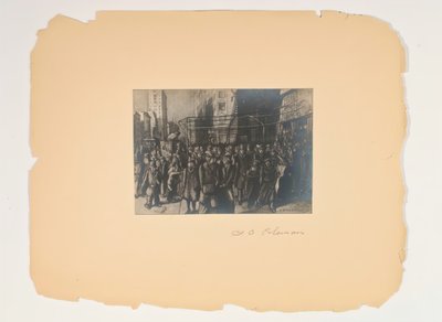 مشاهد من حياة الناس ، محفظة بدون عنوان ، 1906. بواسطة جلين أو كولمان