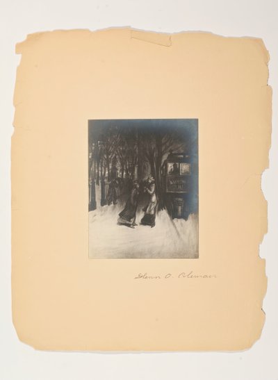 مشاهد من حياة الناس ، ملف بدون عنوان ، ج. 1905-1906. بواسطة جلين أو كولمان