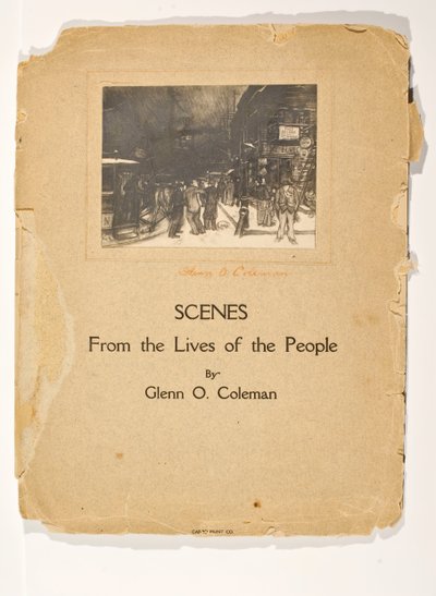 مشاهد من حياة الناس ، ملف بدون عنوان ، ج. 1905-1906. بواسطة جلين أو كولمان