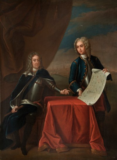 جون تشرشل وجون ارمسترونج (زيت على قماش) بواسطة Godfrey (بعد) Kneller