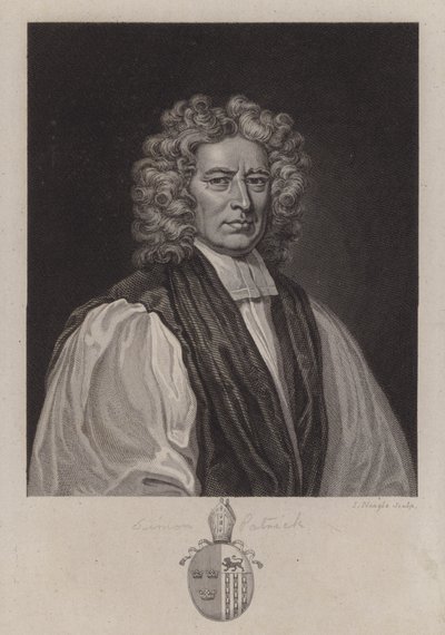 سيمون باتريك ، أسقف إيلي (نقش) بواسطة Godfrey (بعد) Kneller