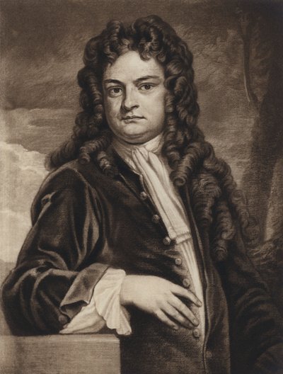 السير ريتشارد ستيل (ليثو) بواسطة Godfrey (بعد) Kneller